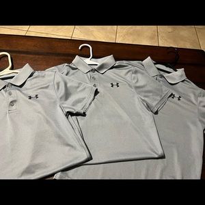 Under Armour Boys Performance Material Polo Shirt
